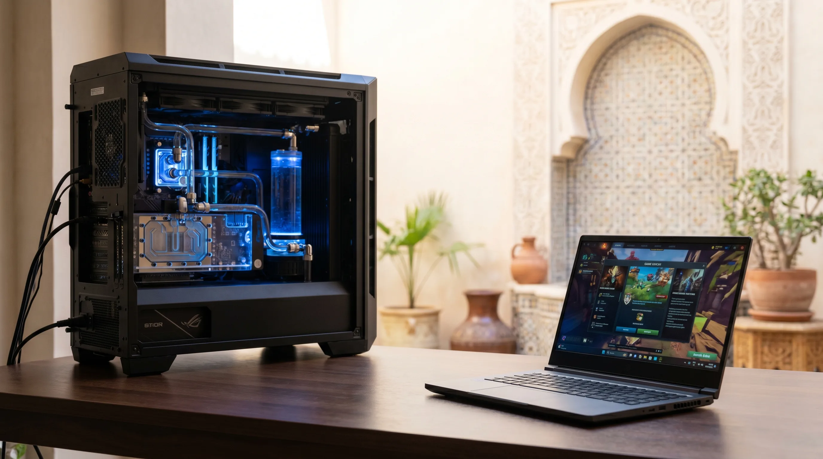 PC Gamer Fixe vs Portable : Quel est le meilleur investissement pour un joueur au Maroc en 2026 ?