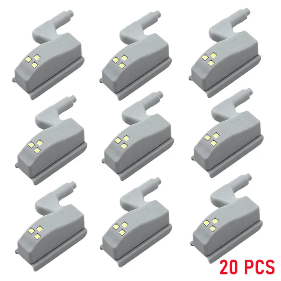 Lot de 20 lampes LED pour charnières de placard avec capteur automatique - Image 1