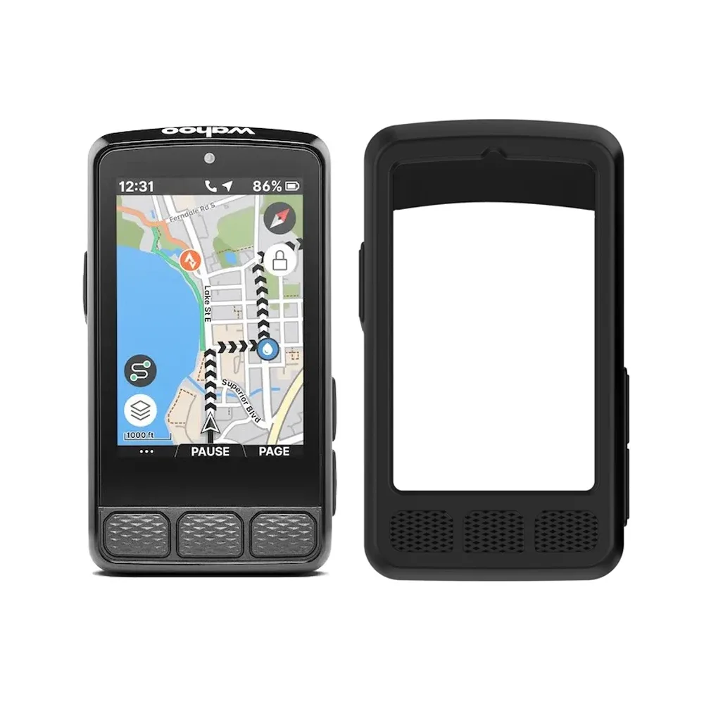 Housse de protection en silicone et film d'écran pour Wahoo Elemnt Roam et Bolt V2/V3/ACE - Image 1