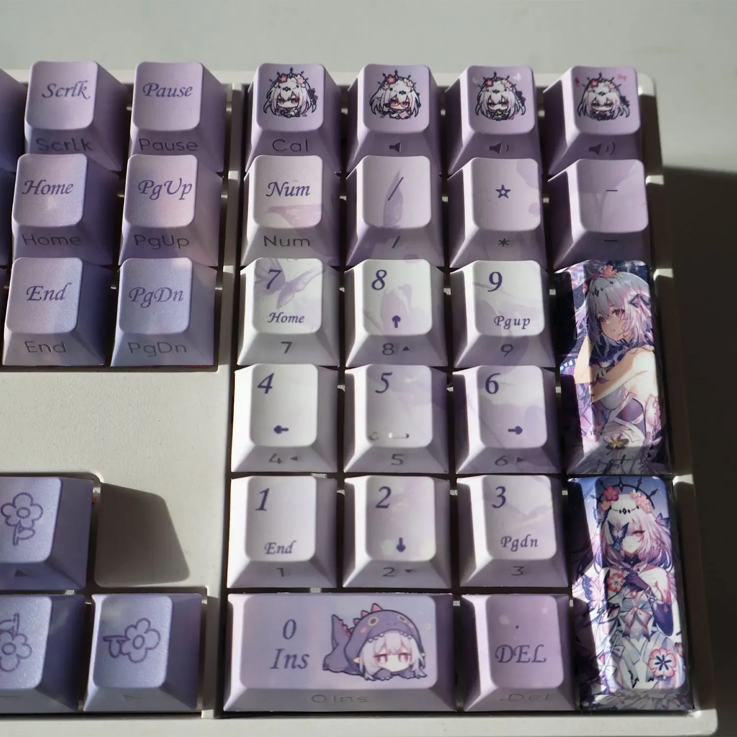 Set de 128 touches PBT Dye-Sub Honkai Star Rail pour clavier mécanique ANSI - Image 4