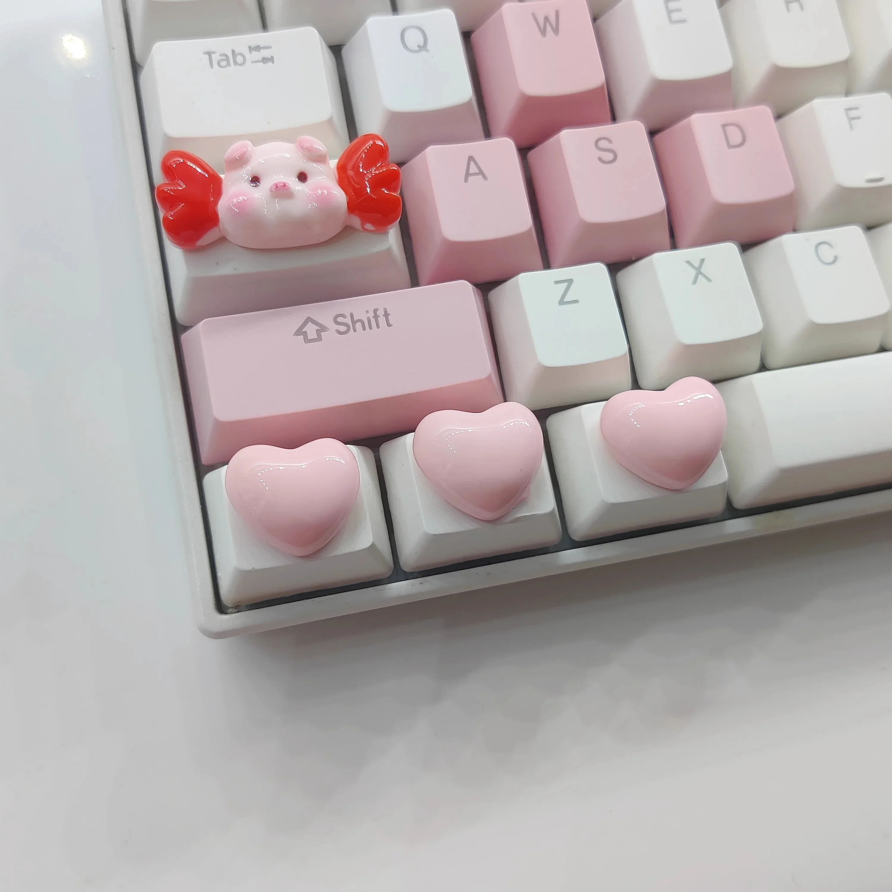 Détail macro du keycap