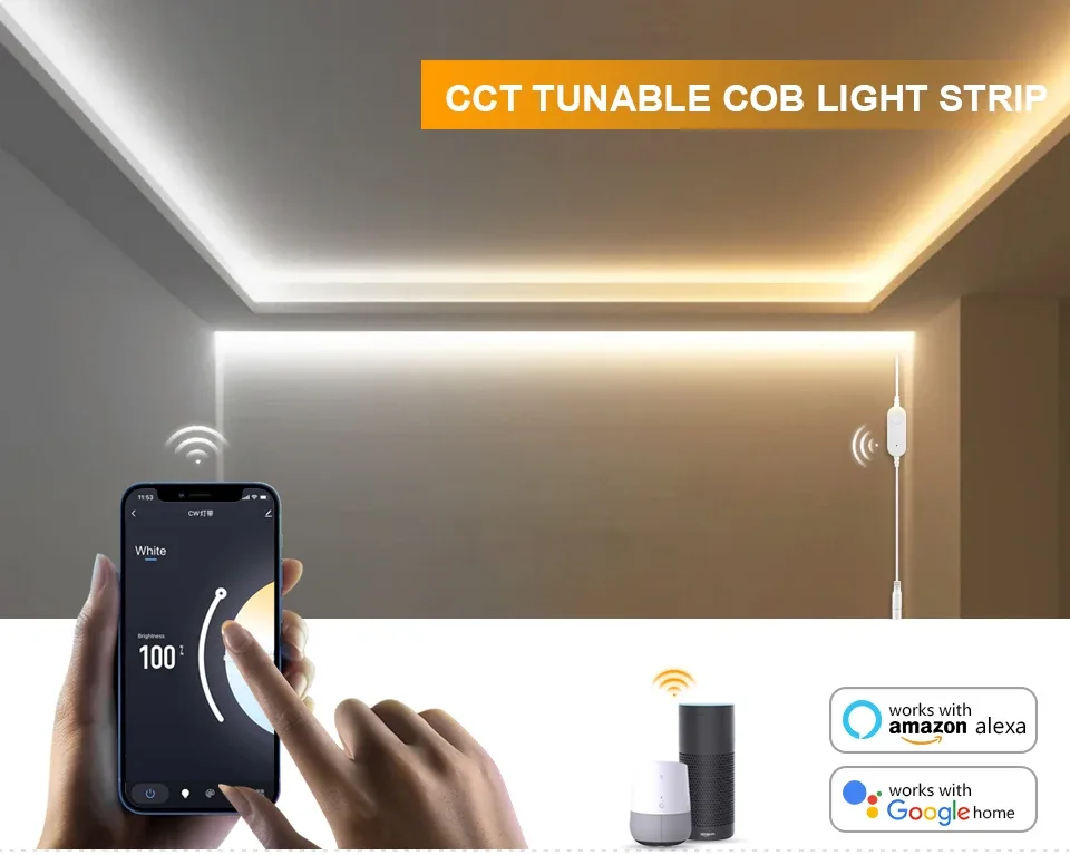 Ruban LED COB CCT