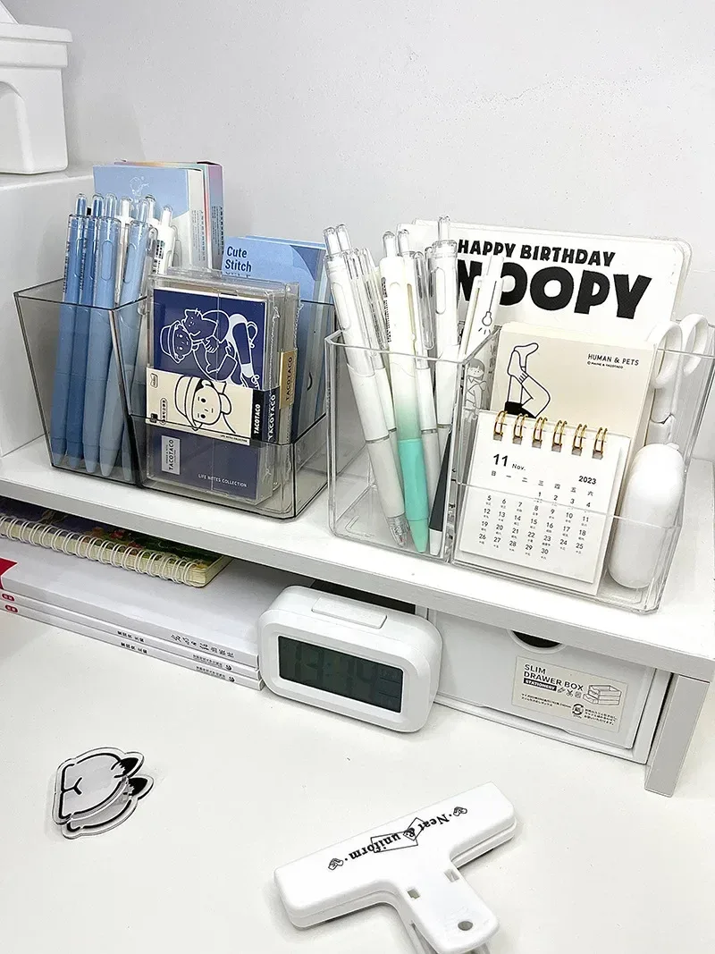 Organisateur de bureau transparent
