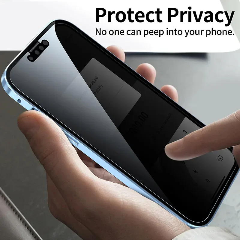 Coque Magnétique 360° Intégrale Anti-Espion pour iPhone 12, 13, 14, 15 et 16 Pro Max - Image 3