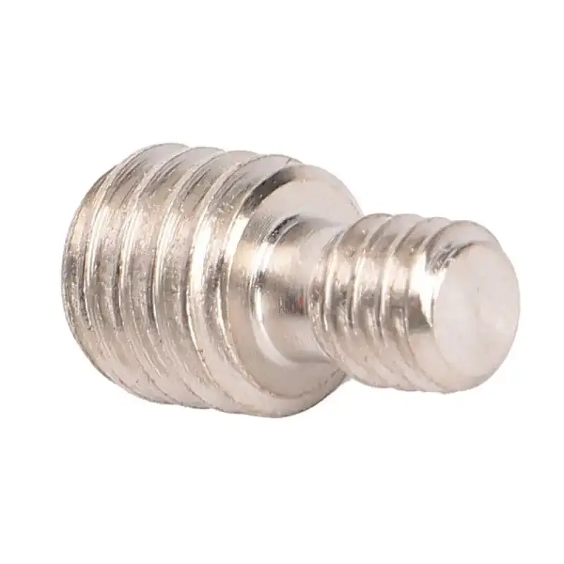 Adaptateur de vis 3/8" vers 1/4" et 3/8" vers M6 mâle-mâle pour trépied et plaque de dégagement rapide - Image 3