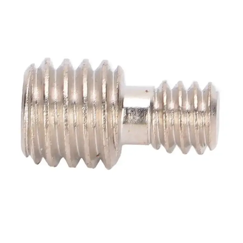 Adaptateur de vis 3/8" vers 1/4" et 3/8" vers M6 mâle-mâle pour trépied et plaque de dégagement rapide - Image 2