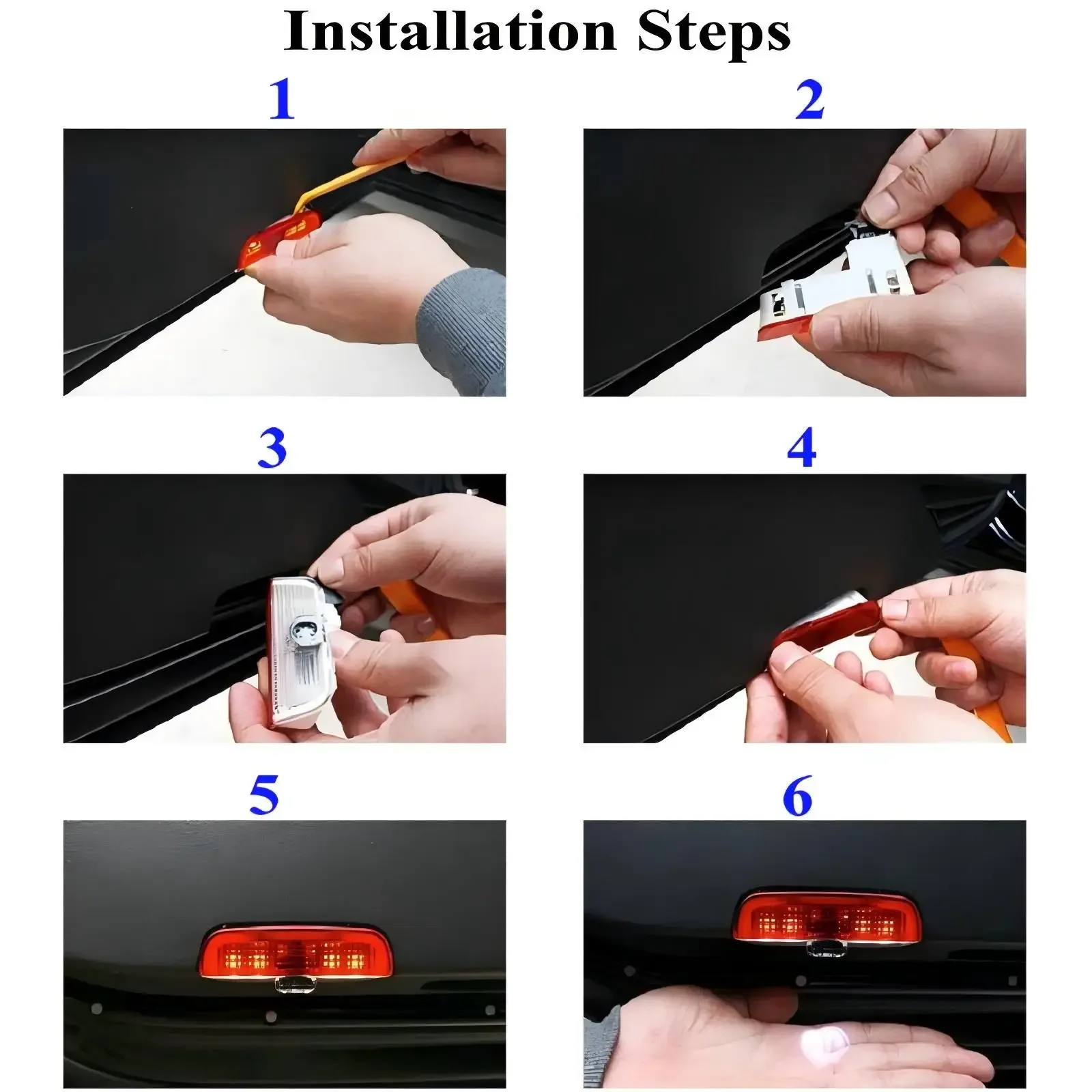 Projecteurs LED de Porte Haute Définition pour Porsche Panamera (2010-2024) - Lot de 2 - Image 5