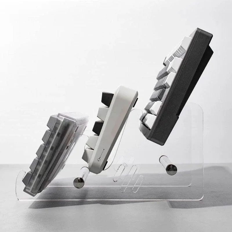 Support de présentation transparent pour clavier mécanique - Image 2