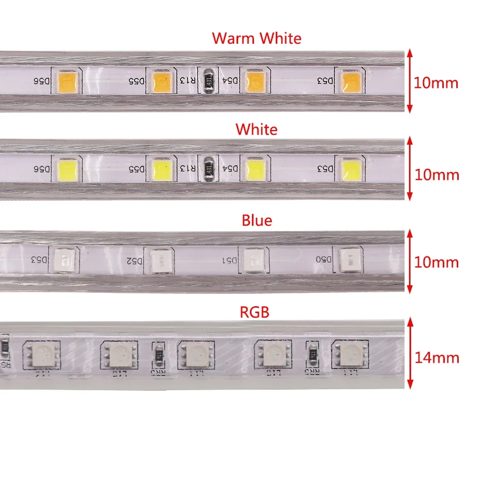 Ruban LED RGB 5050 220V Haute Luminosité - Étanche IP67 avec Télécommande - Image 6