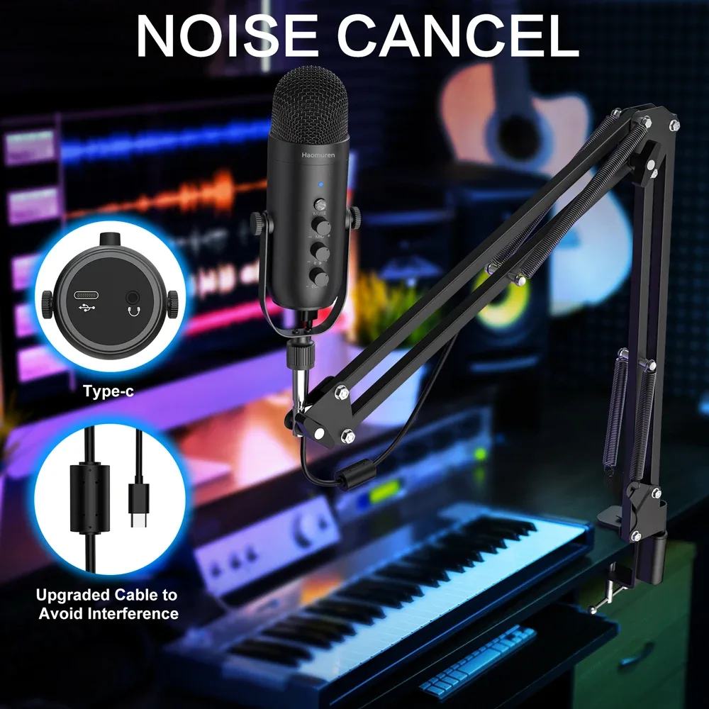 Bras articulé microphone