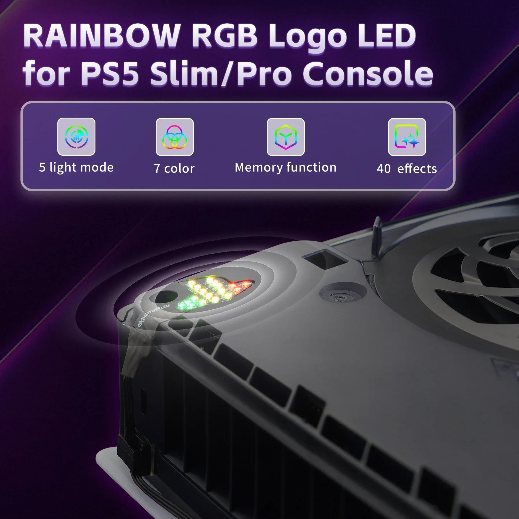 Installation Logo LED