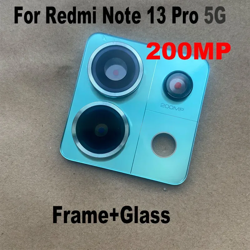 Lentille de caméra arrière avec adhésif pour Xiaomi Redmi Note 13 Pro 5G - Image 4