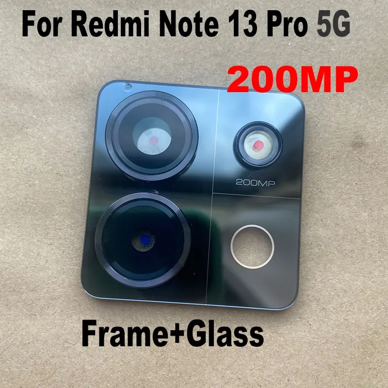 Lentille de caméra arrière avec adhésif pour Xiaomi Redmi Note 13 Pro 5G - Image 3