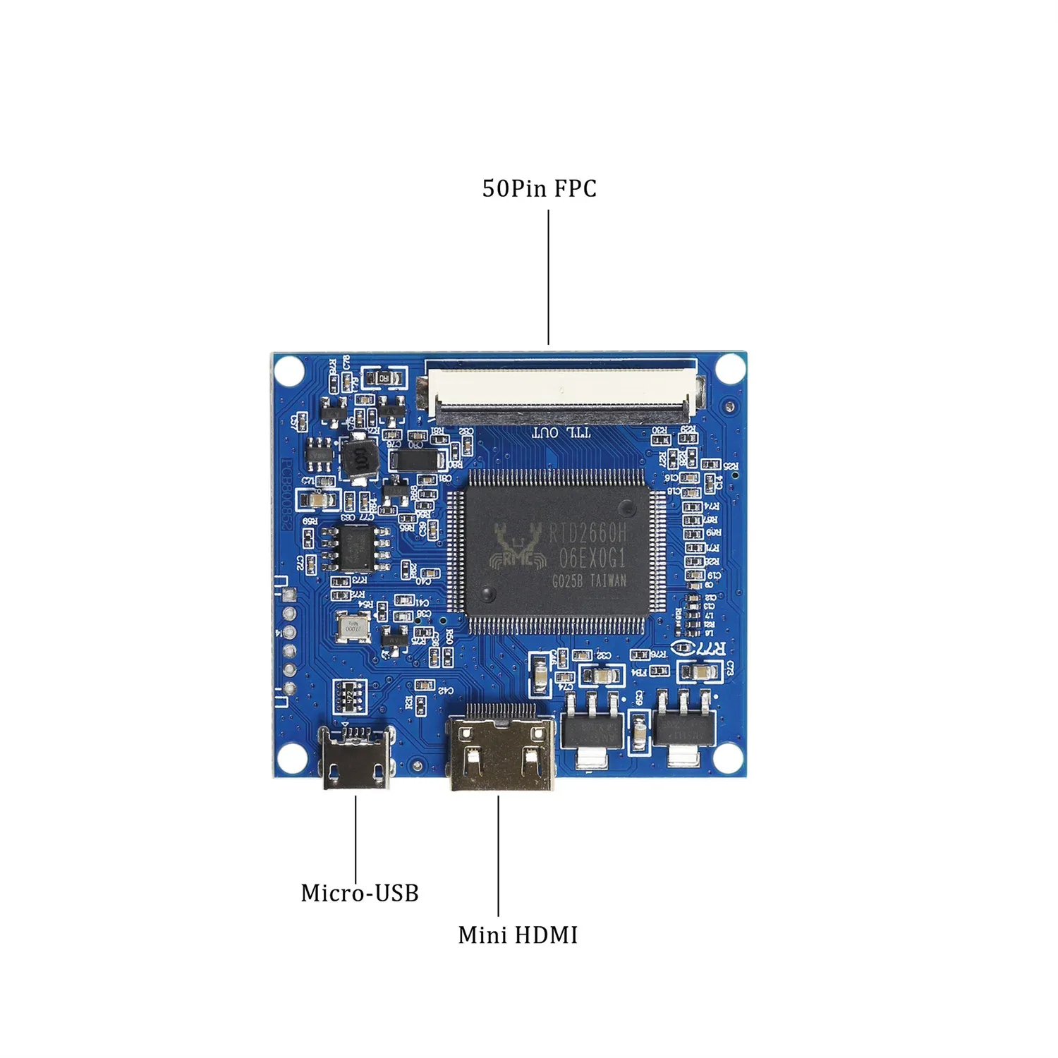 Écran LCD 9 pouces 1024x600 avec carte contrôleur Mini HDMI pour Raspberry Pi, LattePanda et Banana Pi - Image 4