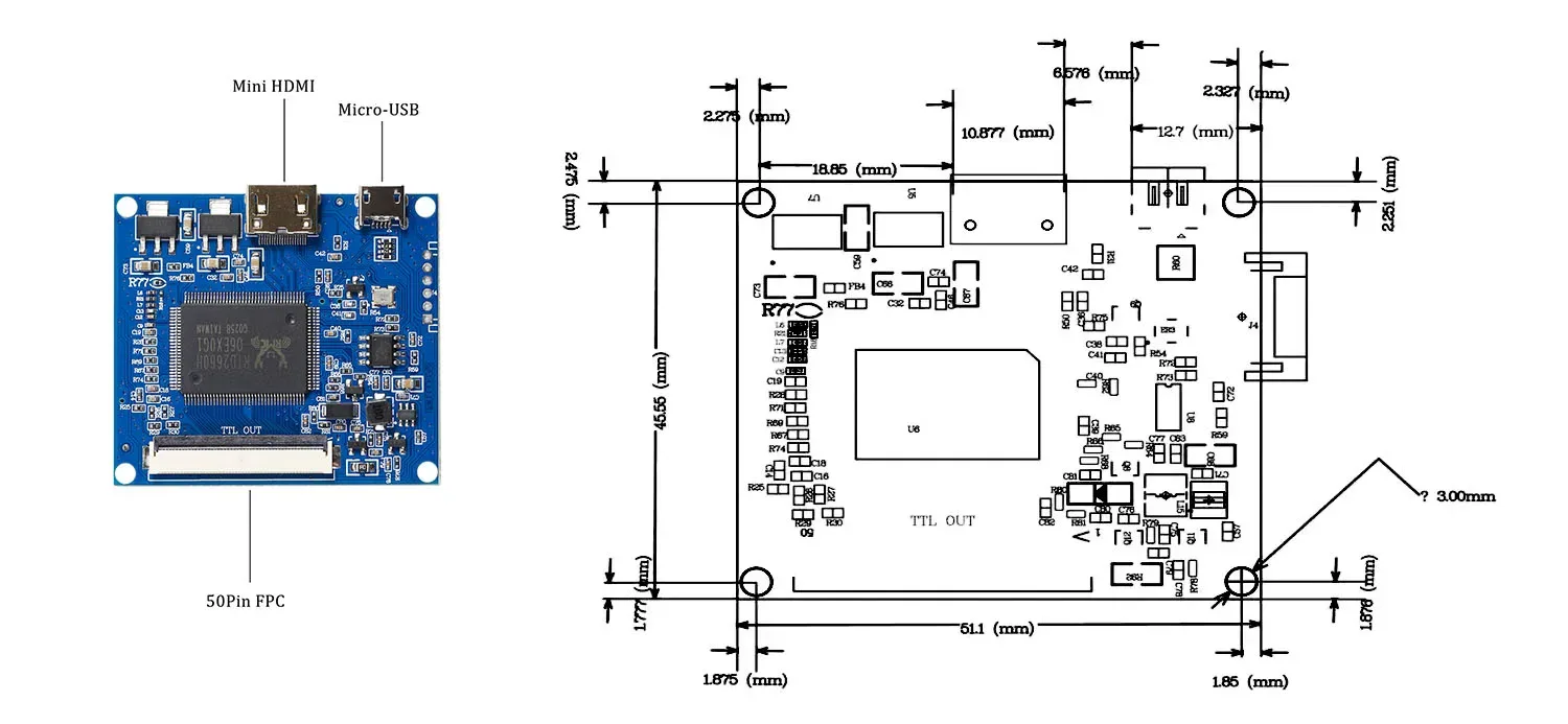 Détails de la carte de contrôle PCB