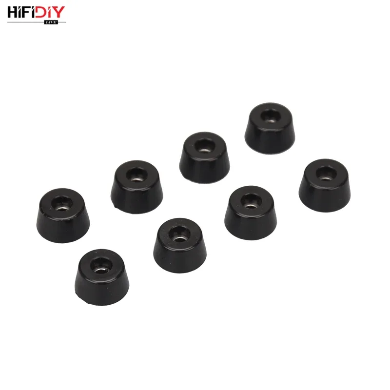 HIFIDIY LIVE Lot de 4 pieds de support en caoutchouc pour amplificateur et enceintes M20~32 - Image 1