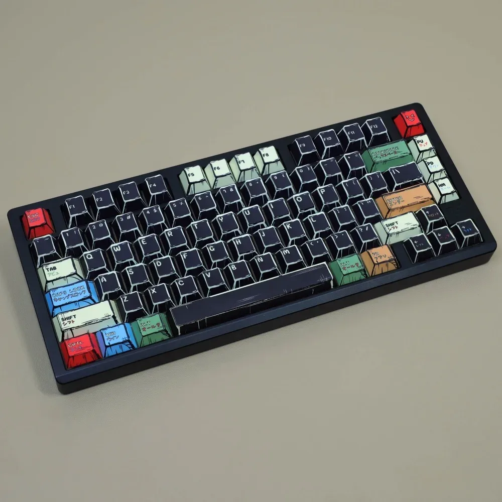 Set de touches PBT Profil Cherry - Disposition ISO-DE - Image 5