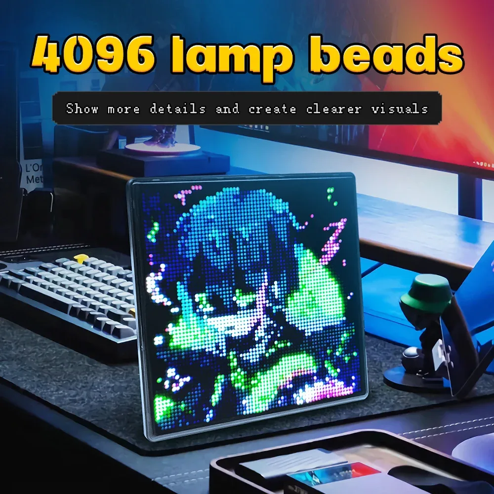 Écran LED Pixel Art 64x64 Intelligent et Programmable - Contrôle via Application - Image 6