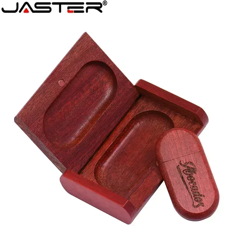Clé USB en bois JASTER avec coffret - Logo personnalisé gratuit - Image 2