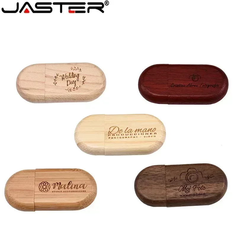 Clé USB en bois JASTER avec coffret - Logo personnalisé gratuit - Image 4
