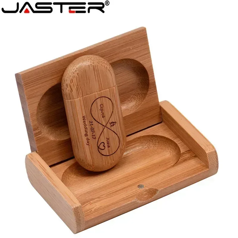 Clé USB en bois JASTER avec coffret - Logo personnalisé gratuit - Image 3