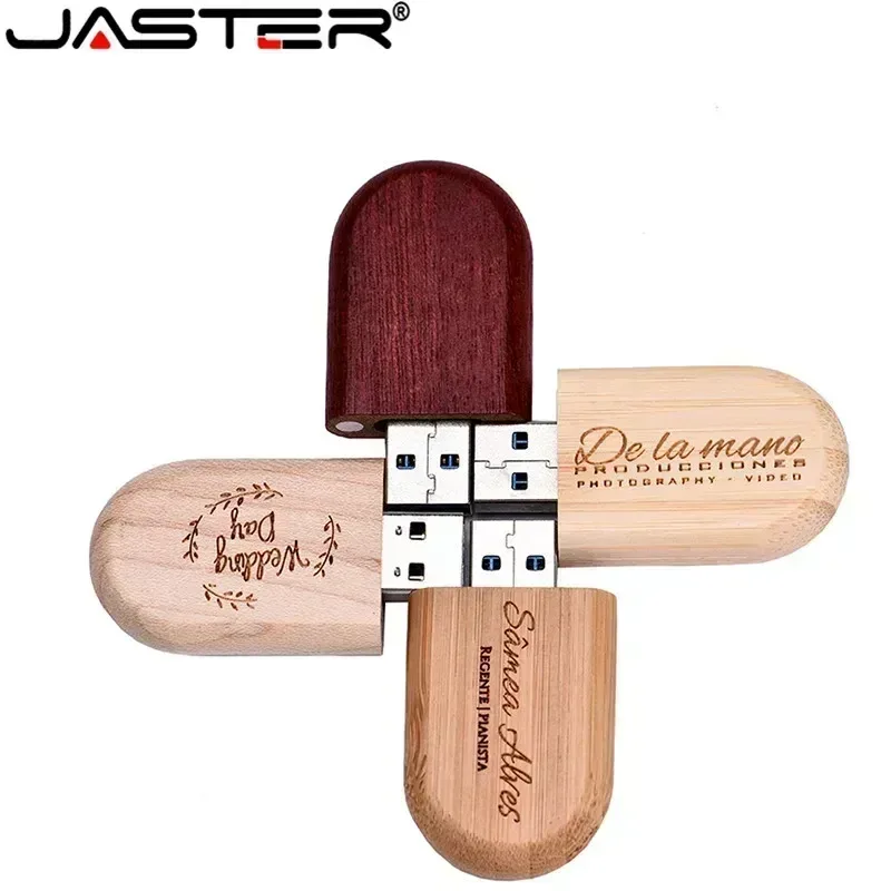 Clé USB en bois JASTER avec coffret - Logo personnalisé gratuit - Image 5