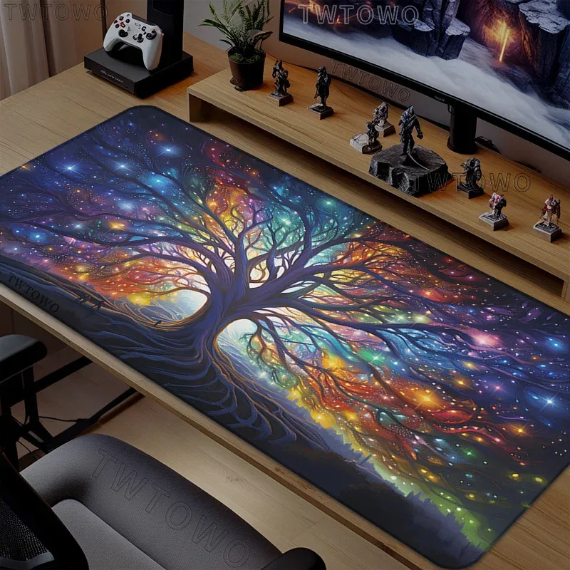 Tapis de souris XXL Arbre de Vie - Impression HD en caoutchouc naturel - Image 1