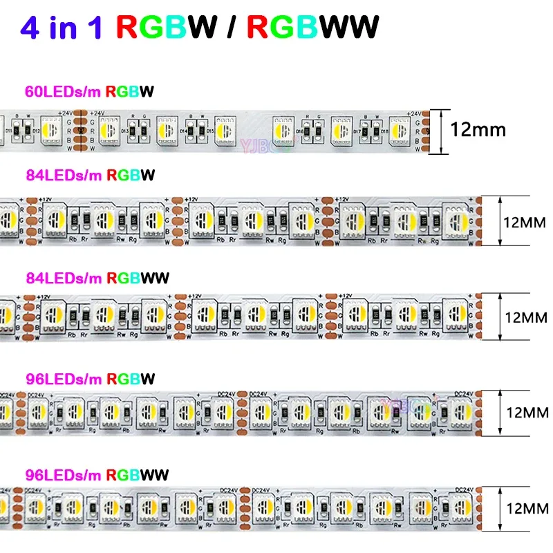 Ruban LED Flexible 5m RGBW / RGBWW - SMD 5050 - Haute Luminosité - Image 1