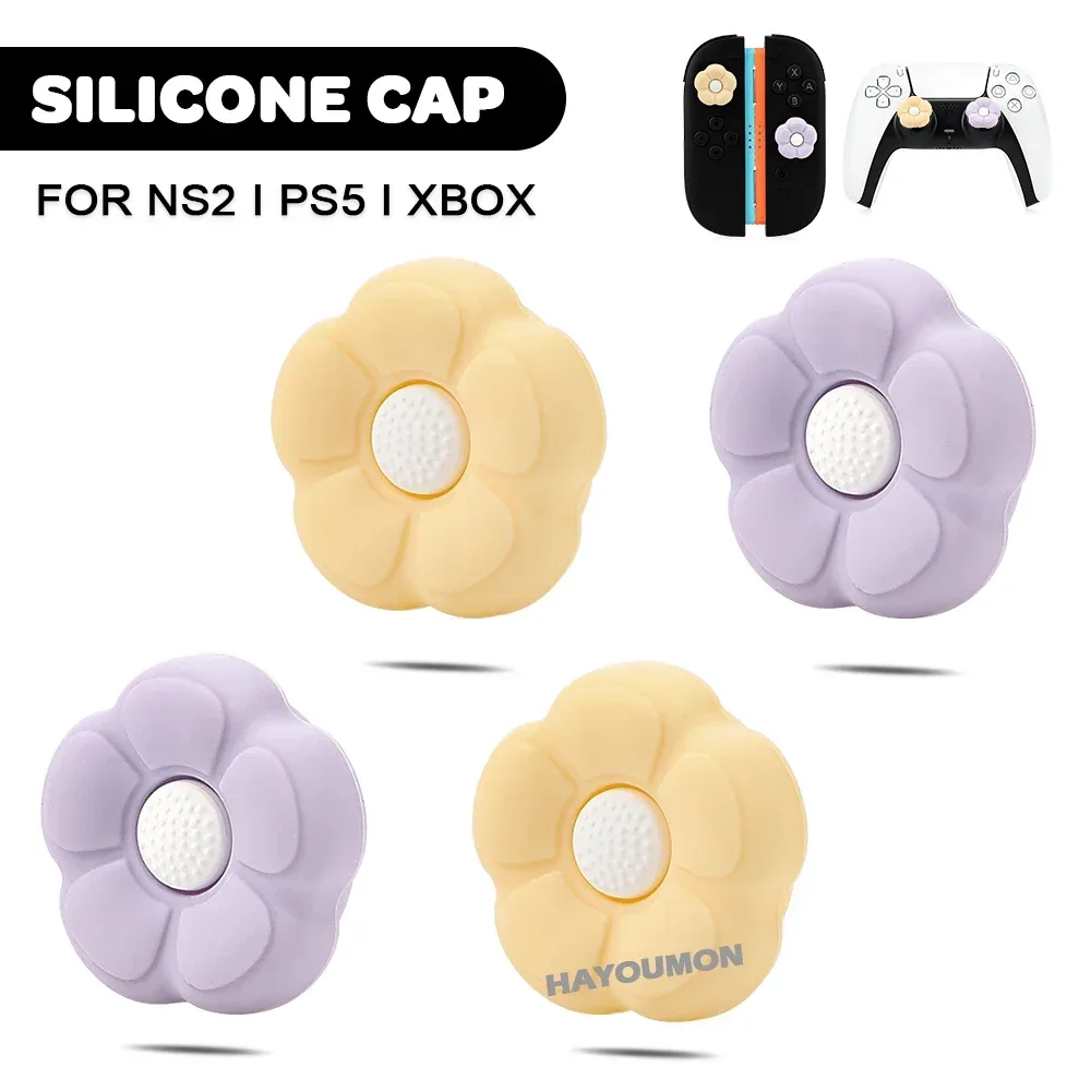 Lot de 4 capuchons de protection en silicone pour joysticks analogiques - Switch, PS5, Xbox - Image 6