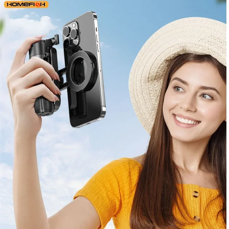 Mini trépied et perche à selfie magnétique Bluetooth - Image 2