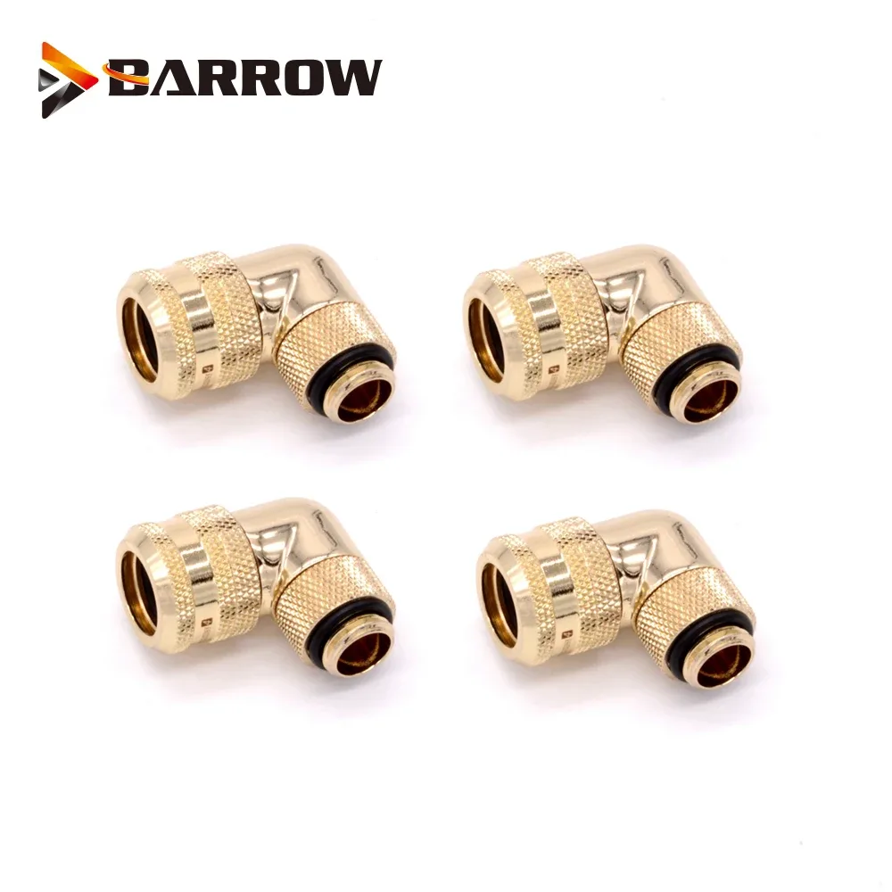 Barrow Raccord à compression 90° pour tubes rigides 12/14/16mm - Lot de 4 pièces - Image 3