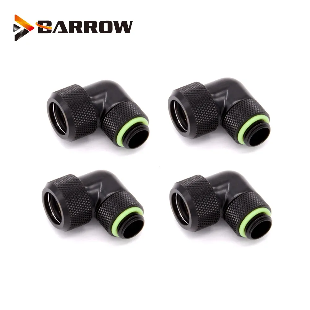 Barrow Raccord à compression 90° pour tubes rigides 12/14/16mm - Lot de 4 pièces - Image 1