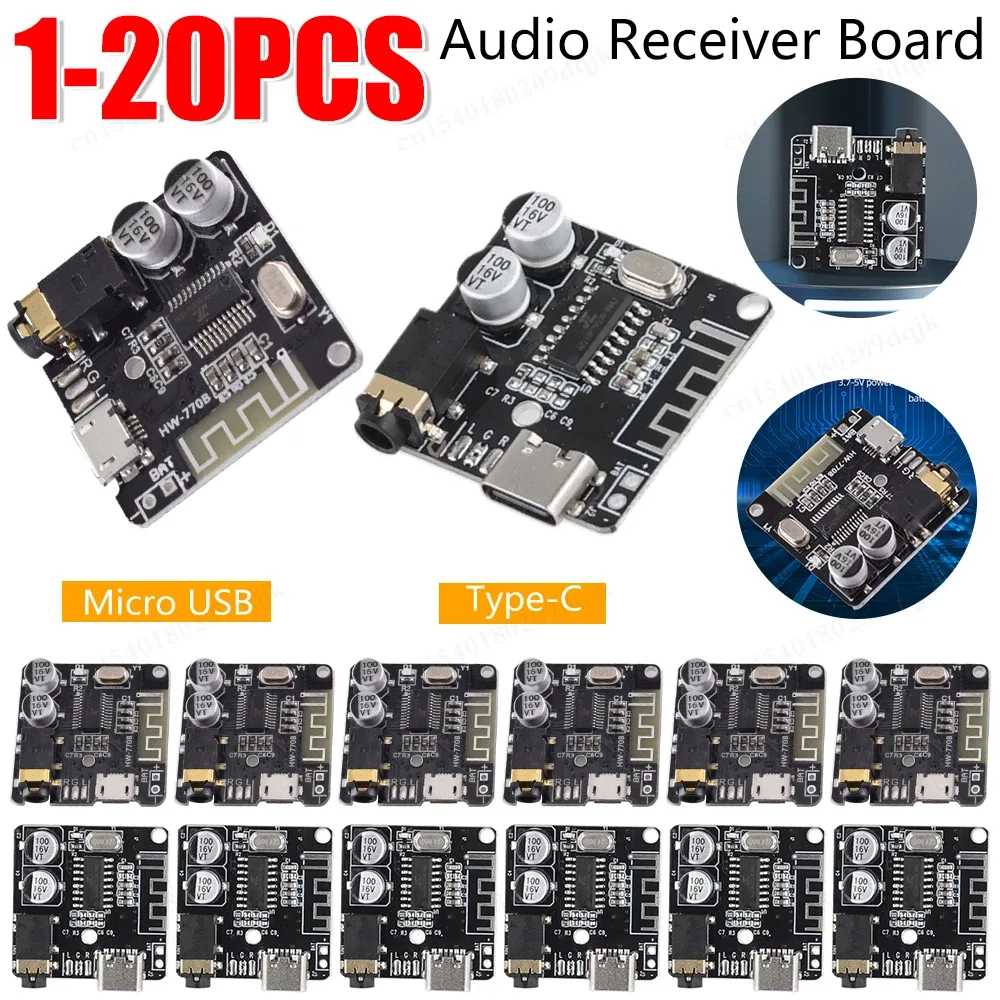 Module Récepteur Audio Bluetooth MP3 VHM-314, Décodeur sans perte, 3,7-5V, Jack 3,5mm - Image 1