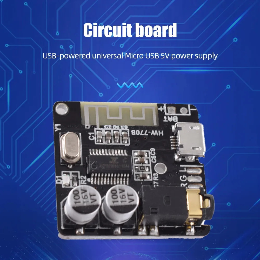 Module Récepteur Audio Bluetooth MP3 VHM-314, Décodeur sans perte, 3,7-5V, Jack 3,5mm - Image 2