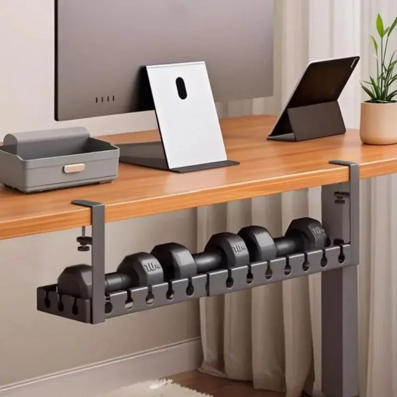 Organisateur de câbles sous bureau à pince, sans perçage - Image 4