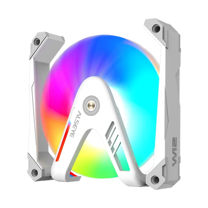 Ventilateur de boîtier ALSEYE W12-pro 120mm - Alliage d'aluminium, Double roulement à billes, PWM, ARGB - Image 2