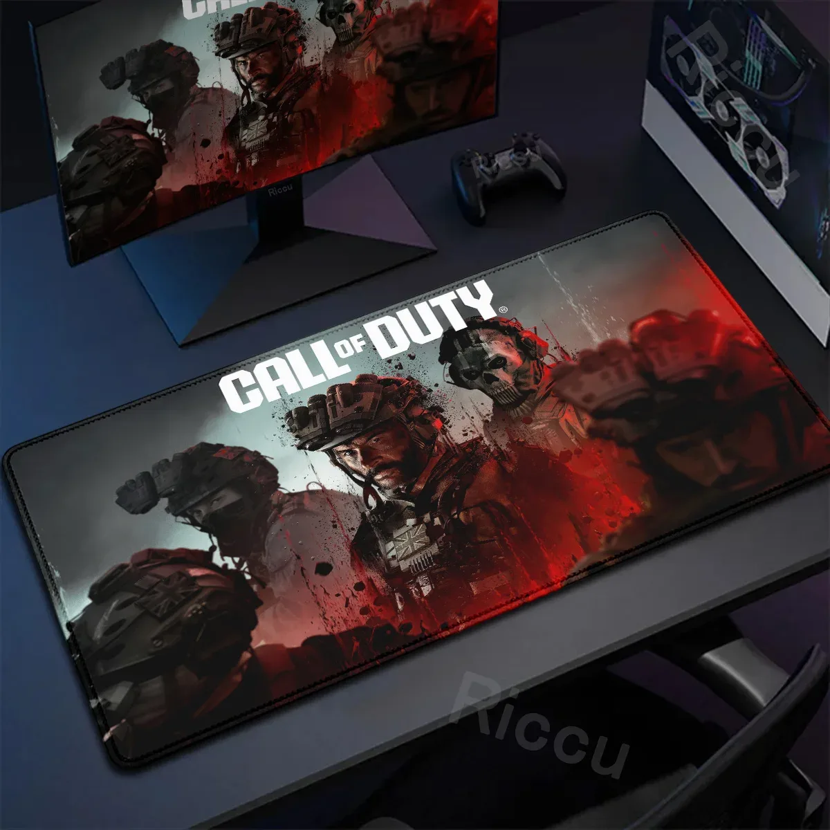 Tapis de souris gaming XXL Call of Duty - Format étendu - Image 1