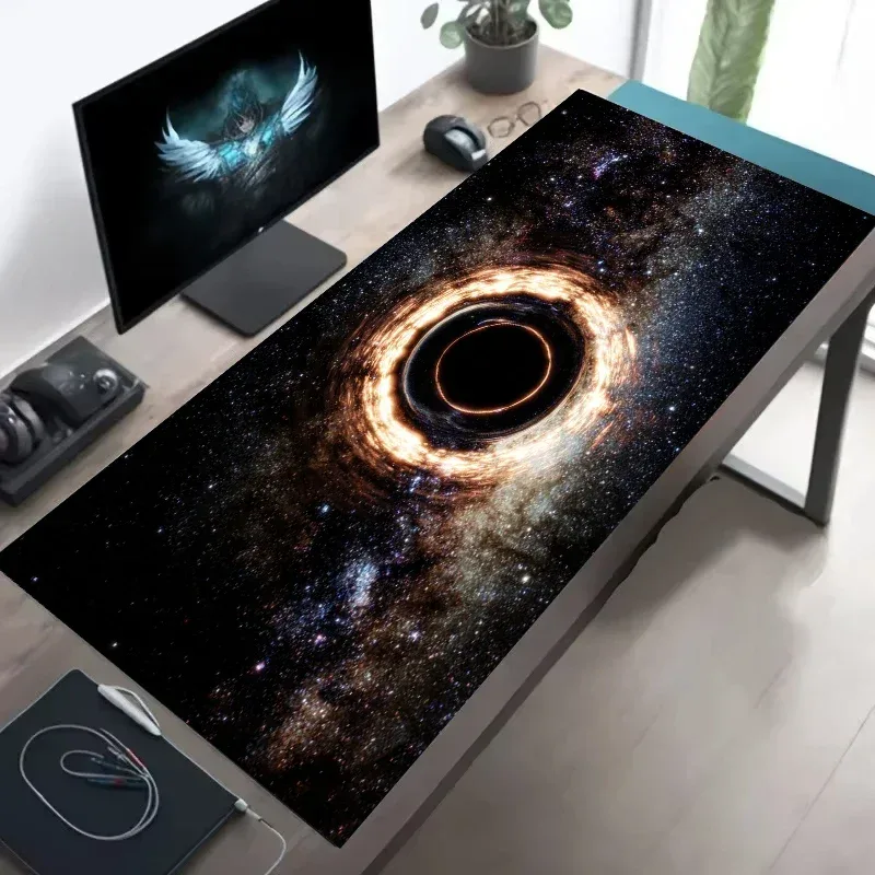 Tapis de souris XXL - Design Trou Noir Cosmique - 900 x 400 mm - Image 3