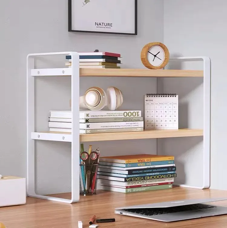 Étagère de rangement de bureau à plusieurs niveaux