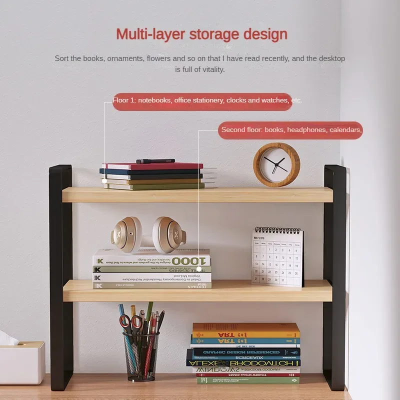 Étagère de rangement de bureau à plusieurs niveaux 4