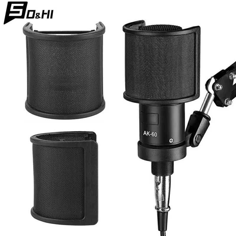 Filtre anti-pop universel en métal pour microphone de studio - Image 1