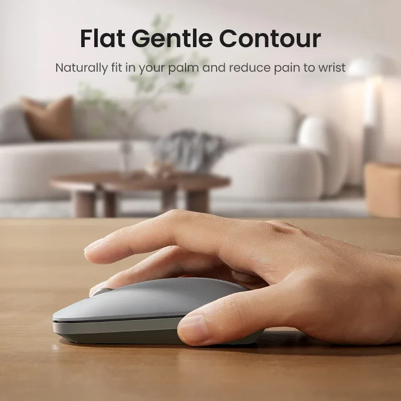 UGREEN Souris Sans Fil Bluetooth et 2,4 GHz, Silencieuse, 4000 DPI - Image 6