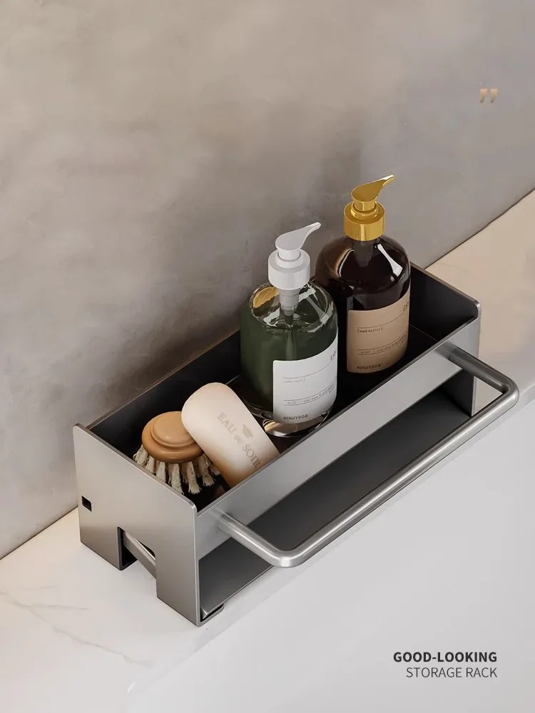 Organisateur d'évier de cuisine avec porte-éponge et égouttoir à vaisselle - Image 3
