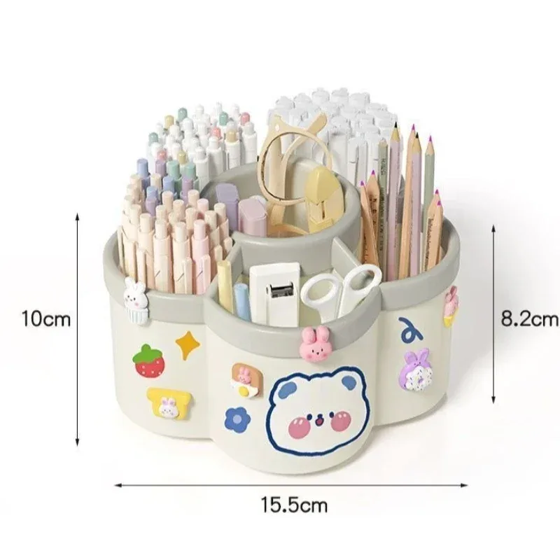Porte-stylo rotatif à 360° et organisateur de bureau multifonction - Image 3