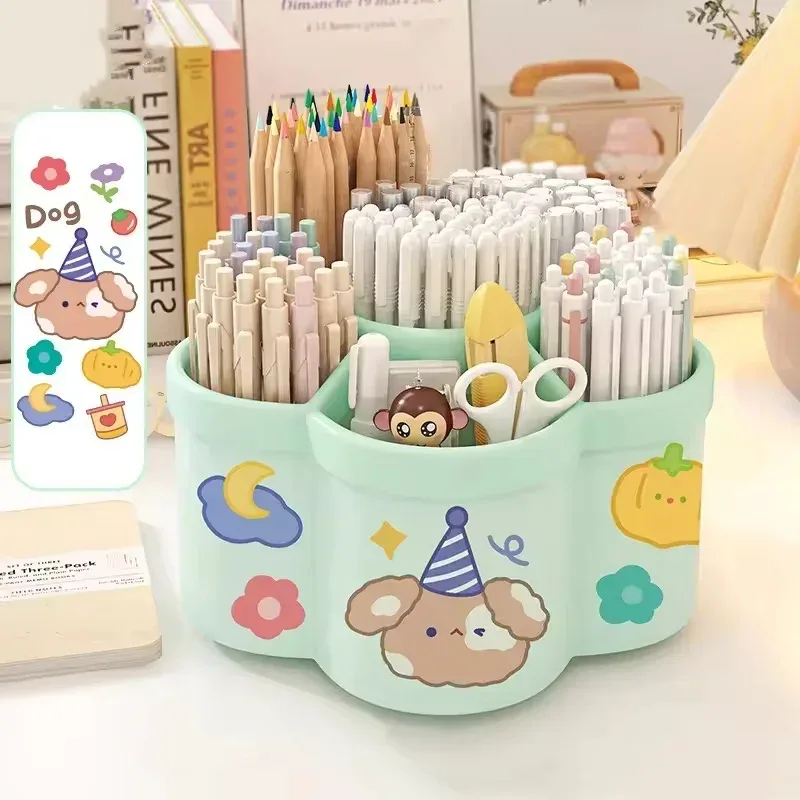 Porte-stylo rotatif à 360° et organisateur de bureau multifonction - Image 4