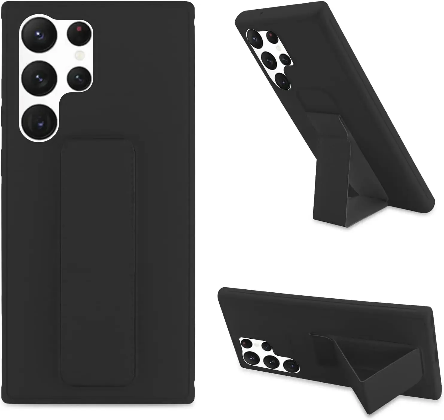 Étui magnétique avec support et dragonne pour Samsung Galaxy S22, S24 et S25 Ultra avec protection intégrée - Image 2