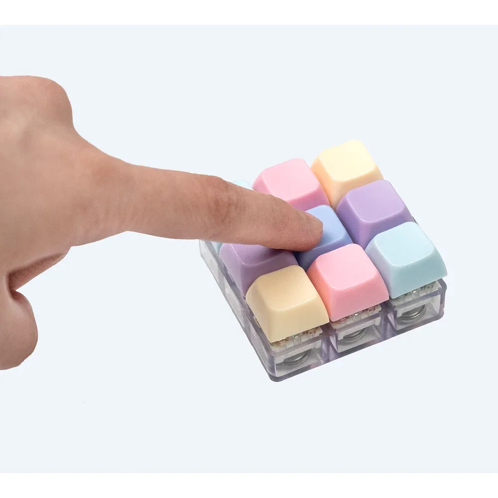 Fidget Clicker 9 Touches avec Éclairage RGB - Jouet Anti-stress 6