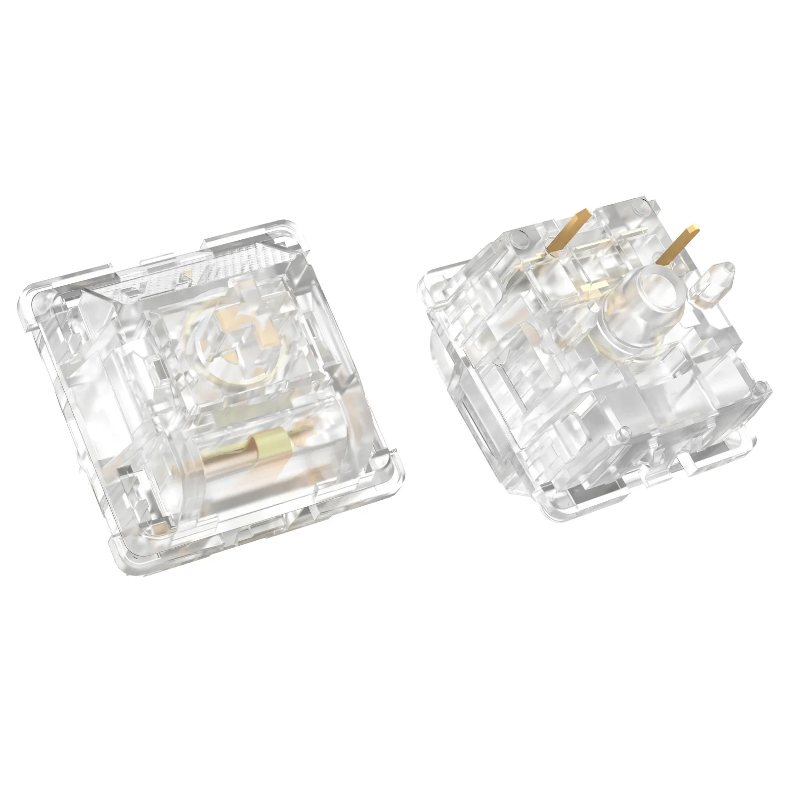 Commutateurs tactiles DUROCK Ice King T1, RGB transparents, ressort progressif 68g, 5 broches, lubrifiés - Image 5
