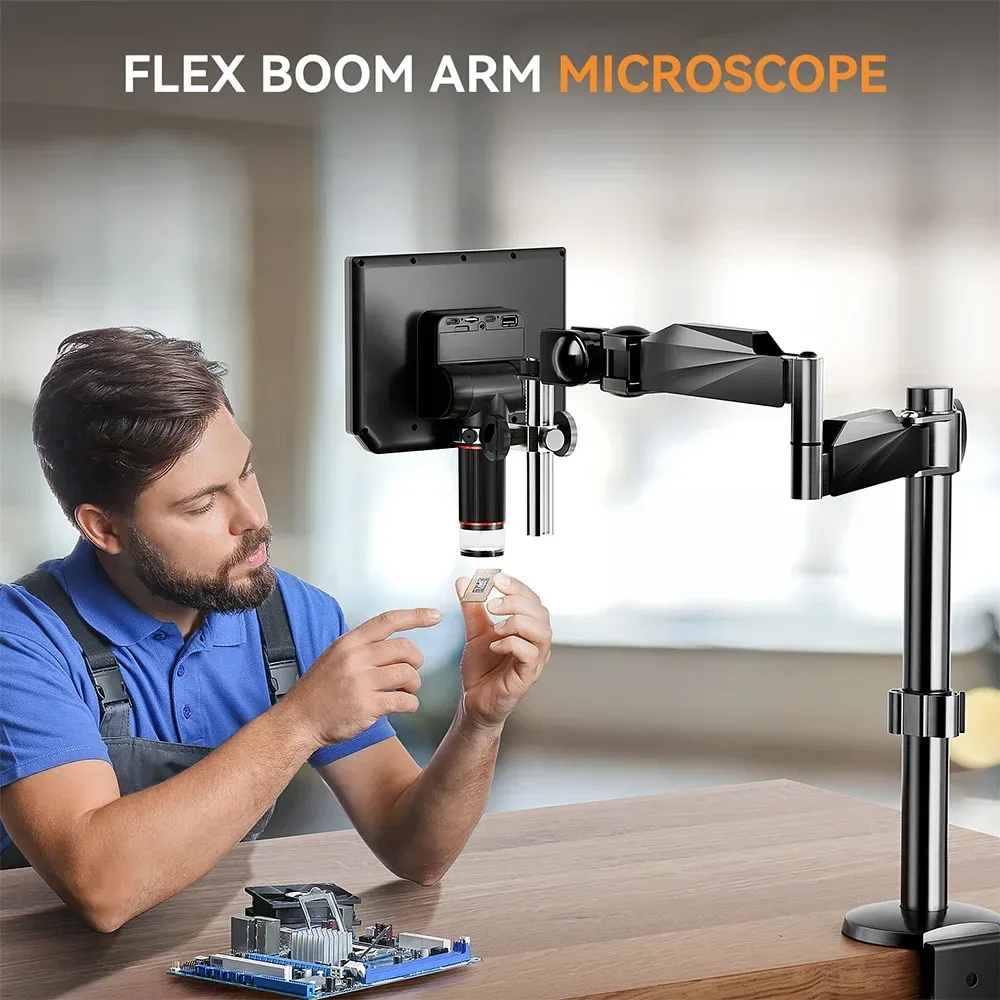Détails techniques support microscope