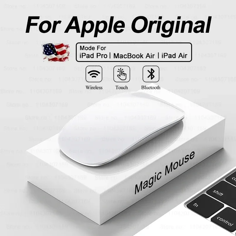 Apple Magic Mouse - Souris sans fil avec surface Multi-Touch - Image 1